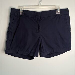 J.Crew Women’s Chino Style Navy Shorts 100% Cotton - size 8